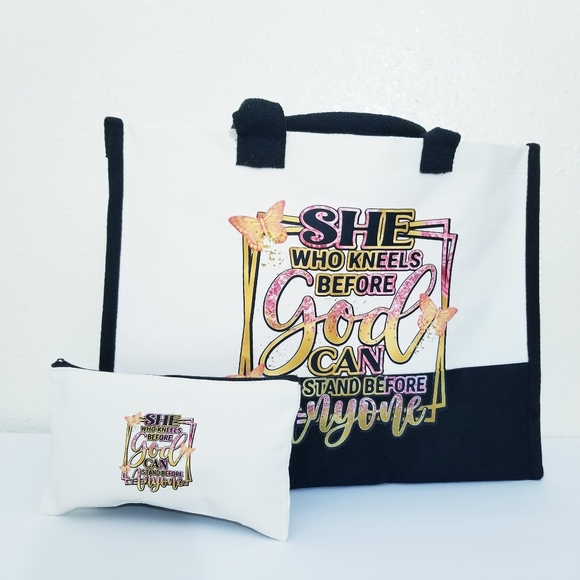 Multi-use Tote bag, with marching pouch. - Picture 3 of 15